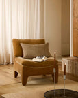 Lottie Bronze Reversible Linen Cushion