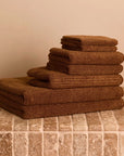 Tweed Brulee Towels