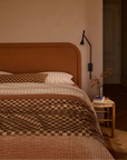 Cino Caramel Cotton Velvet Quilt
