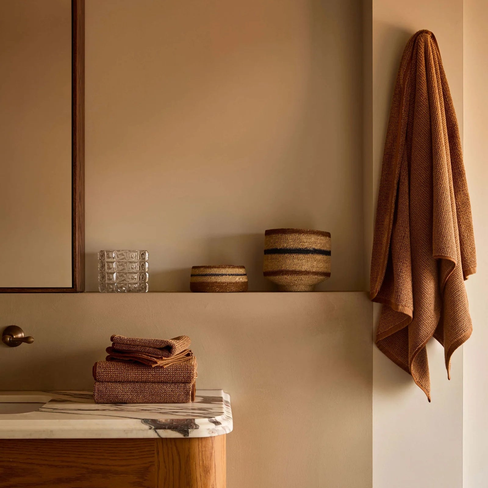 Sabine Indigo Woven Basket