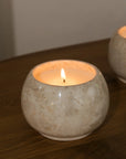 Luma Hand Poured Soy Candle in Marble Vessel