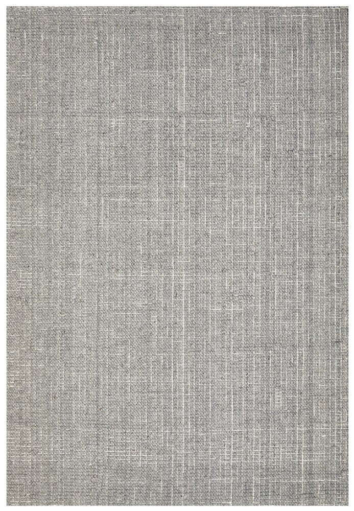 Alma Handloomed Rug - Grey
