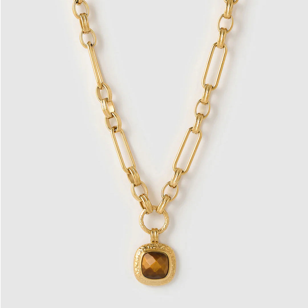 Mason Neclace Tiger Eye by Arms of Eve