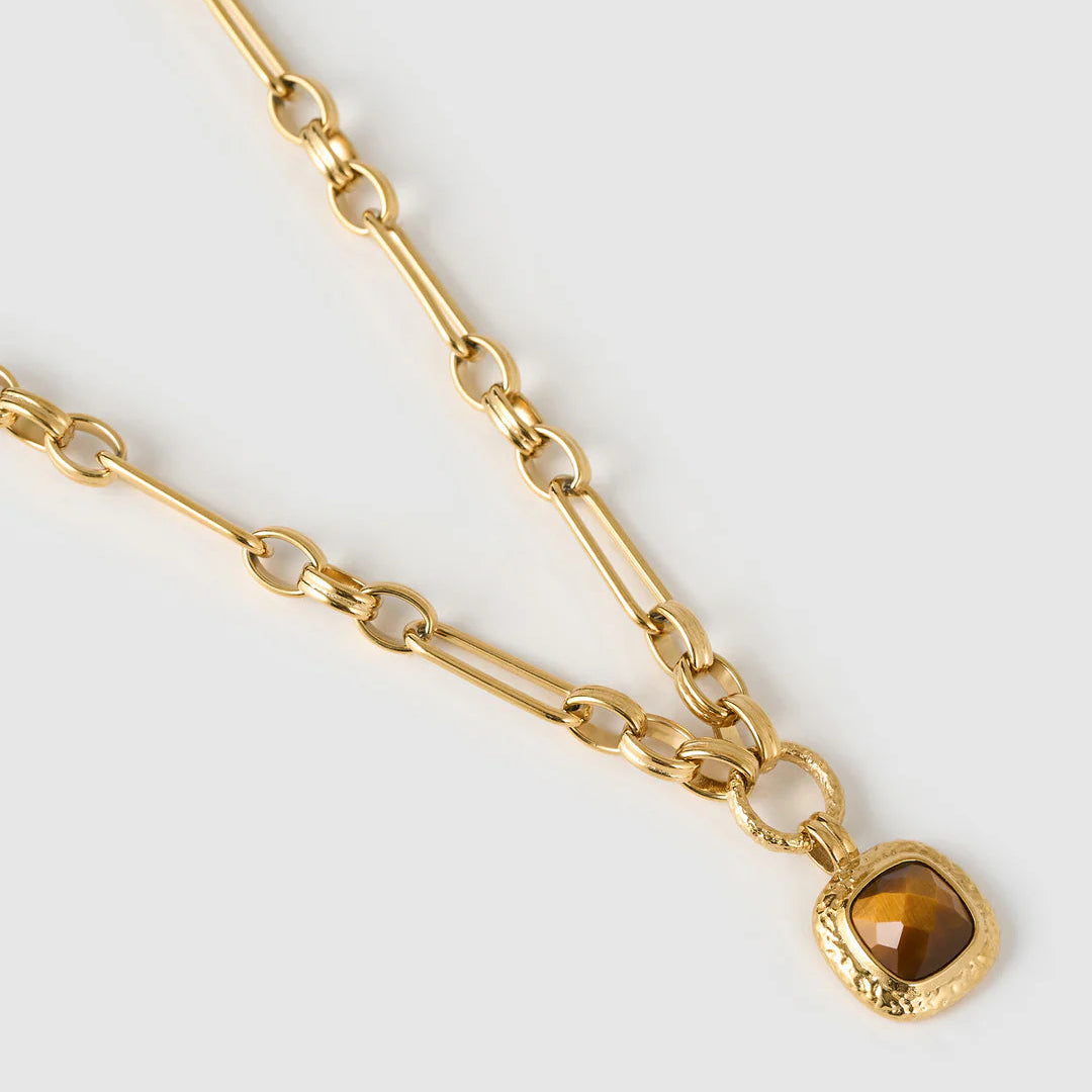 Mason Neclace Tiger Eye by Arms of Eve
