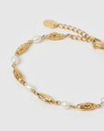 Mimi Pearl and Gold Bracelet