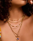 Mimi Pearl and Gold Neclace By Arms of Eve