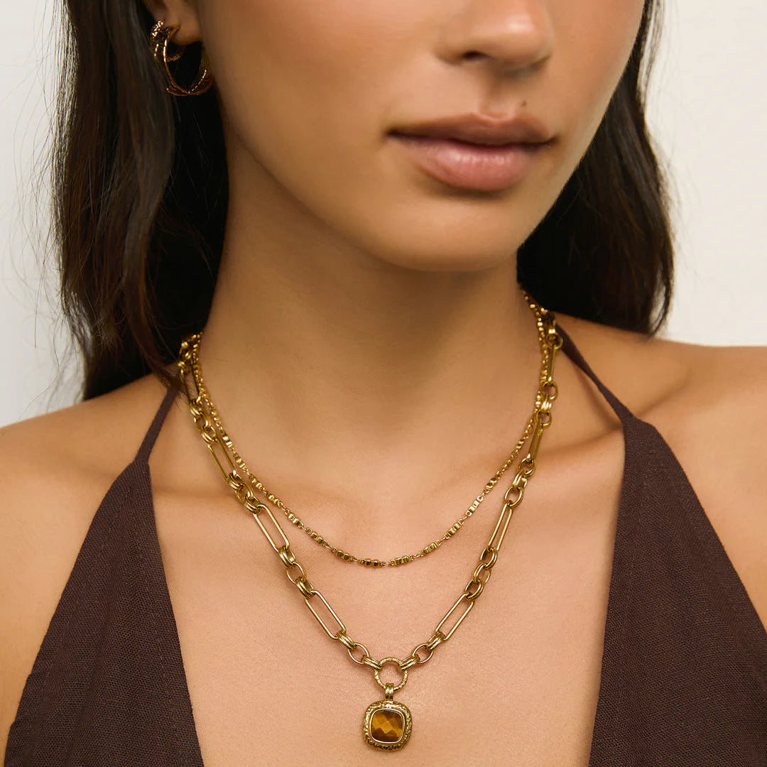 Mason Neclace Tiger Eye by Arms of Eve