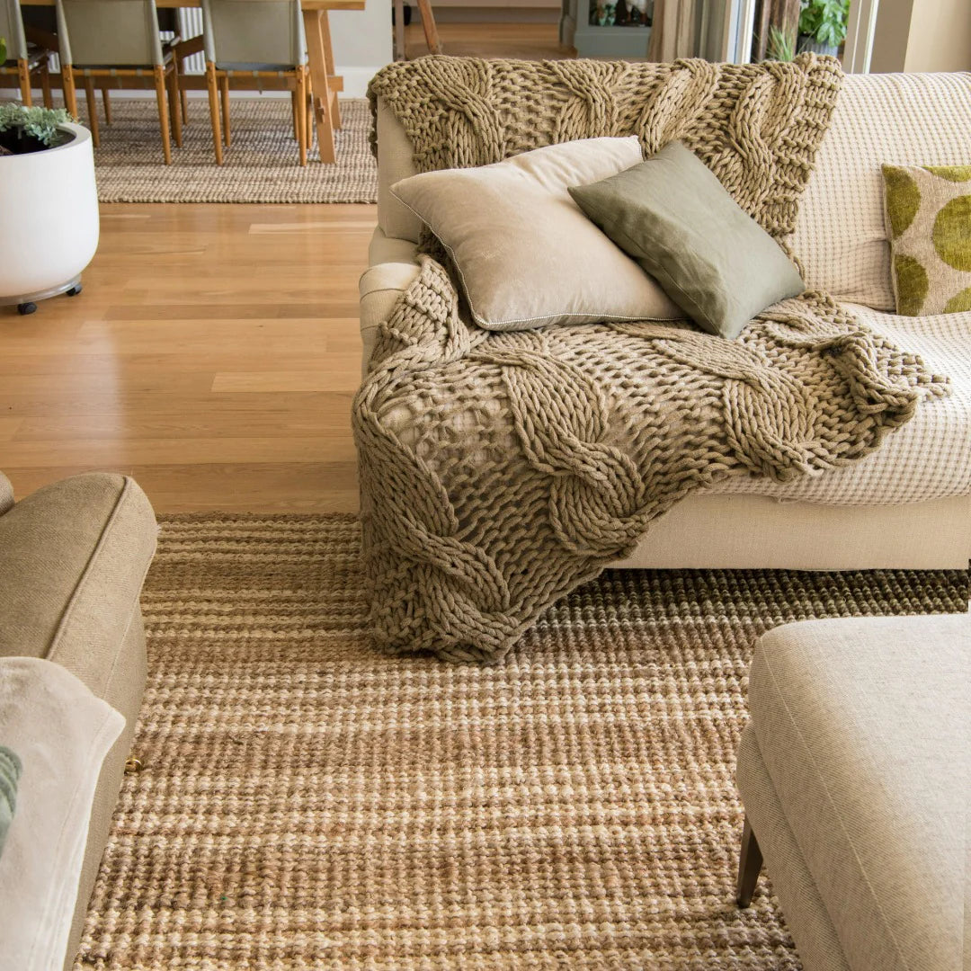 Osbourne Stripe Jute Rug