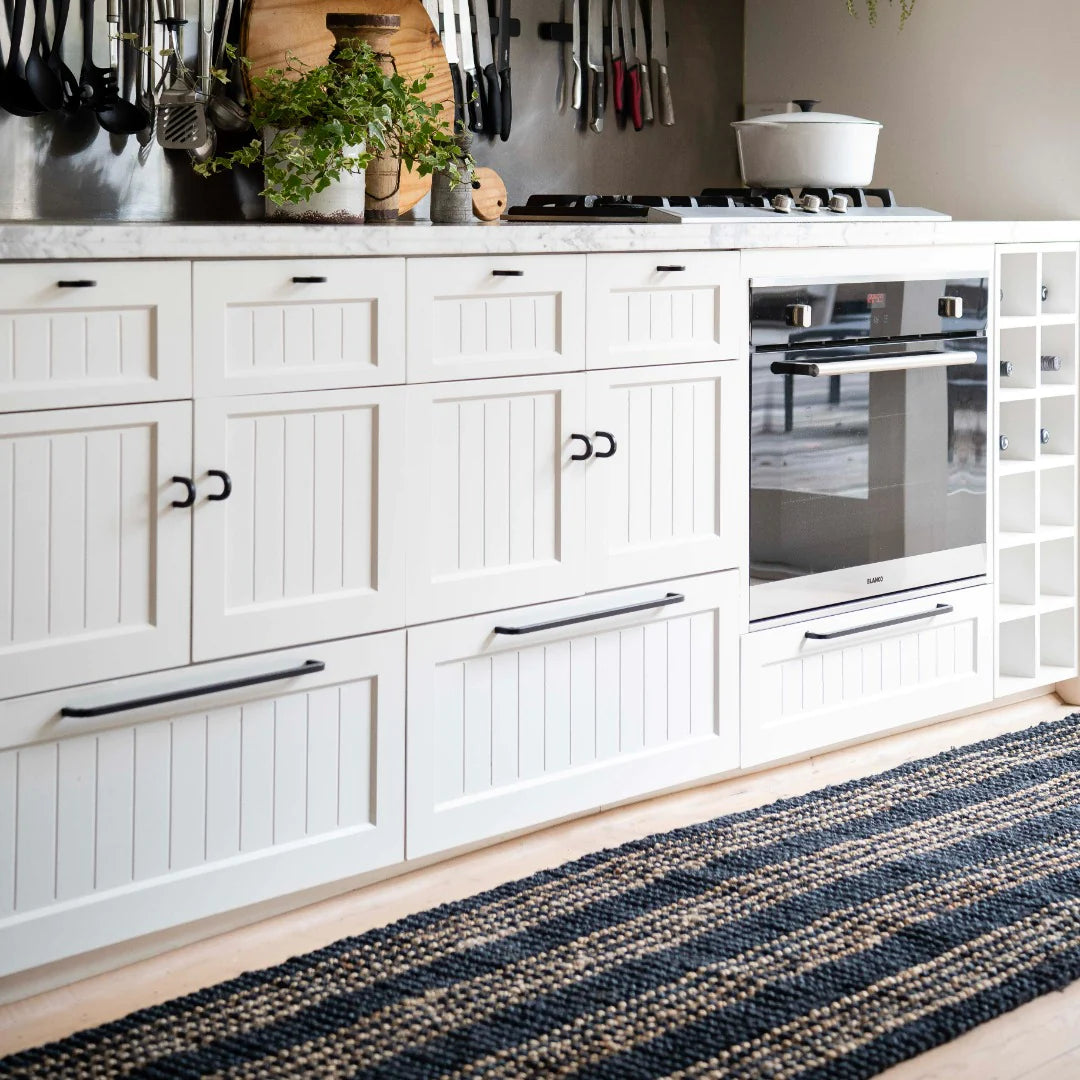 Jute runner in kitchen hot sale