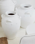 Ines Terracotta Pot - White