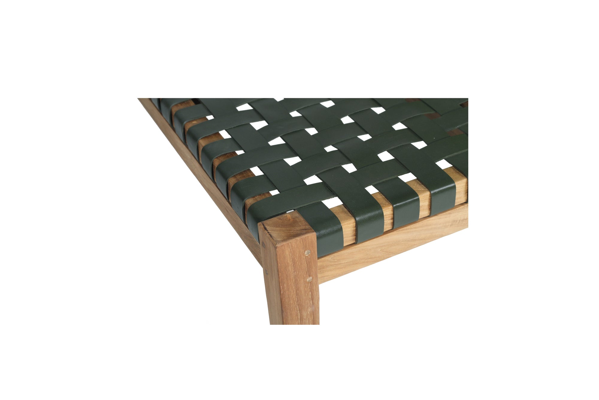 Paloma Woven Leather 150cm Bench