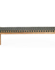 Paloma Woven Leather 150cm Bench