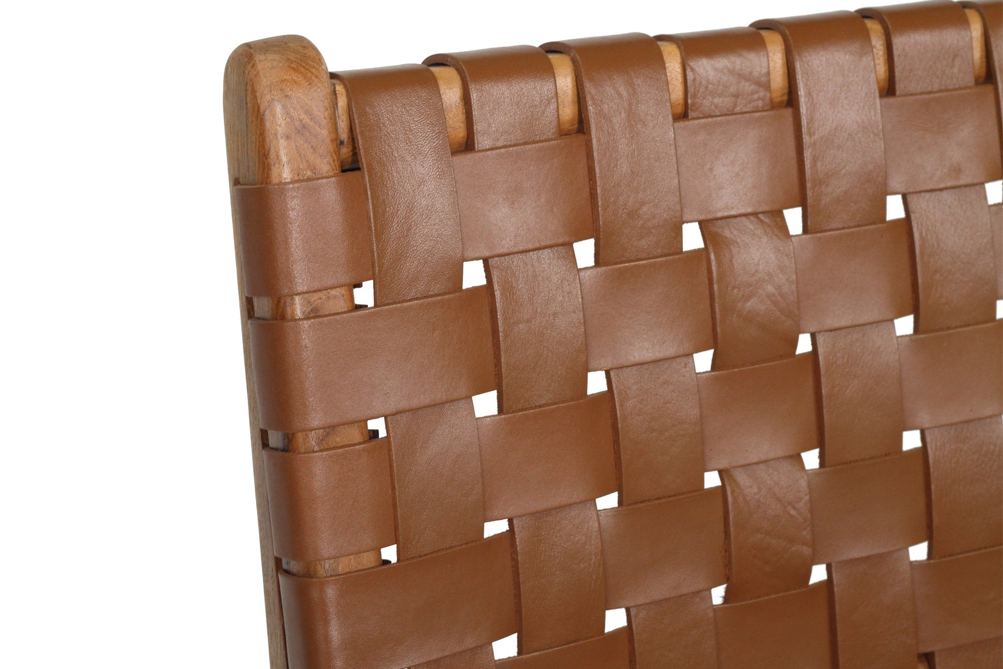 Paloma Woven Leather Backed Counter Stool