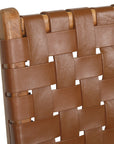 Paloma Woven Leather Backed Counter Stool