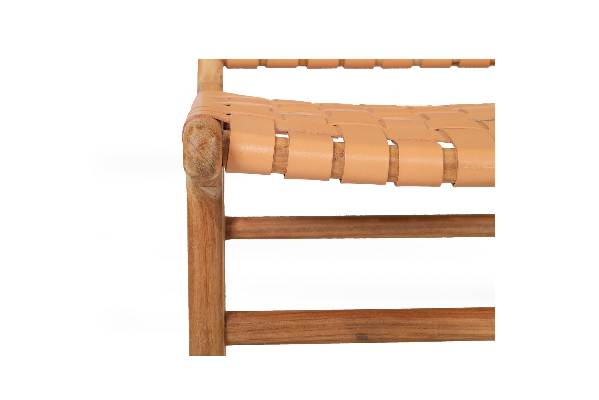 Paloma Woven Leather Backed Counter Stool