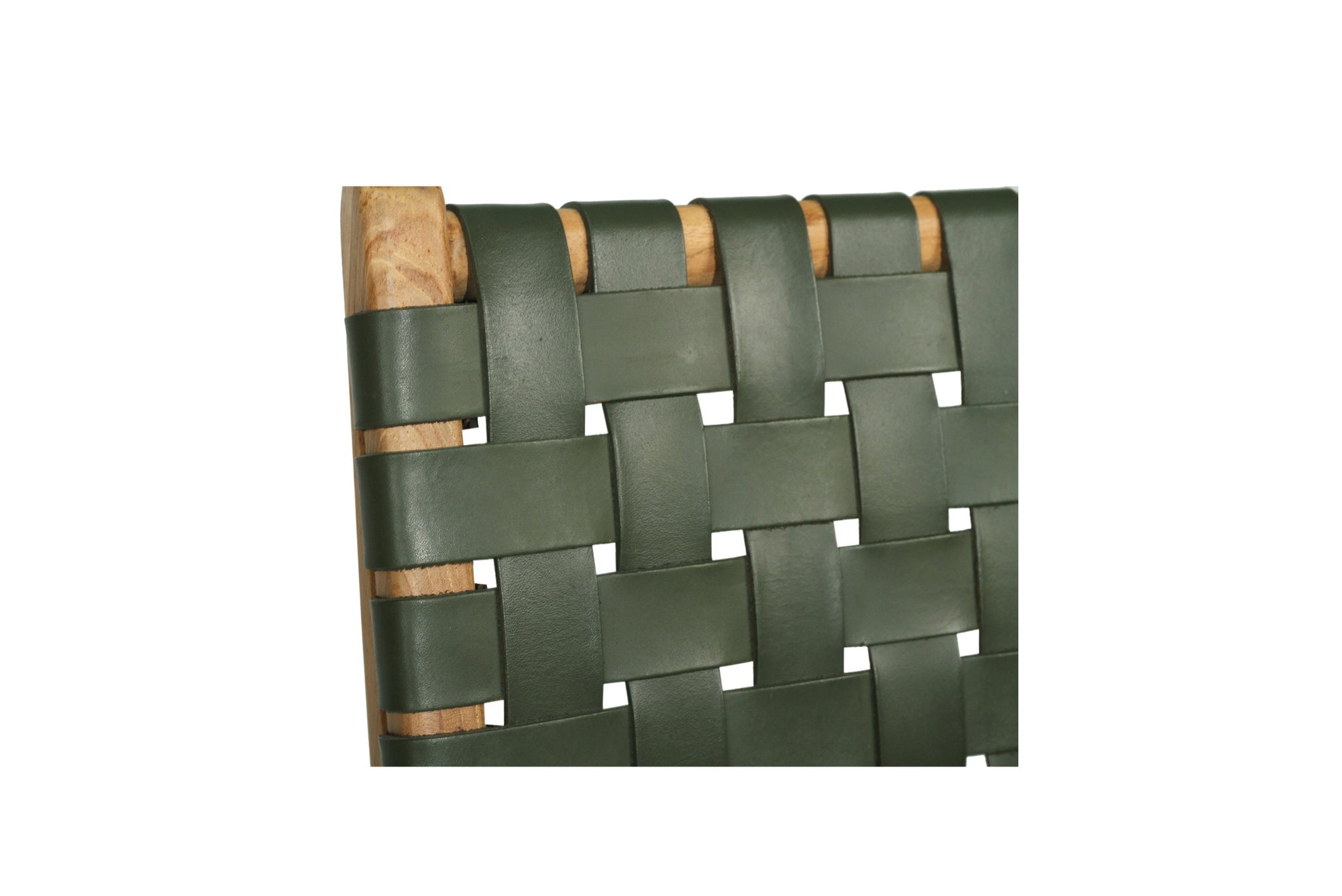 Paloma Woven Leather Backed Counter Stool