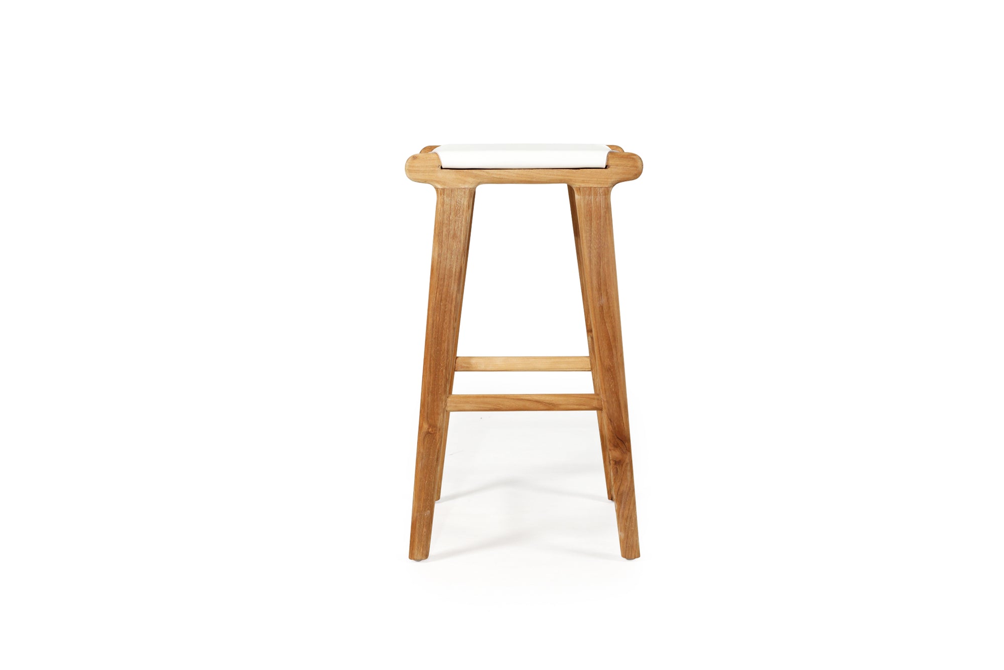 Paloma Flat Leather Saddle Stool