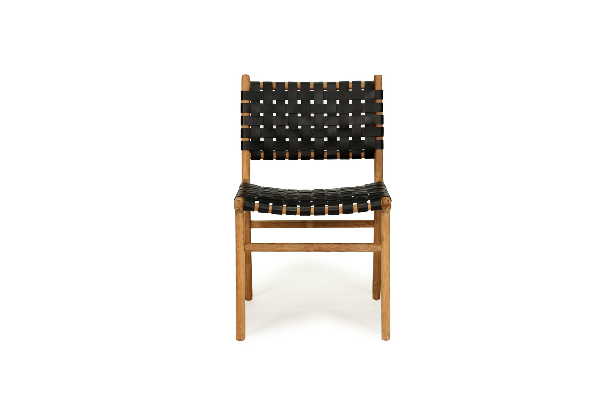 Paloma Woven Leather Dining Chair