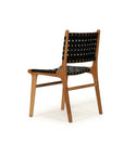 Paloma Woven Leather Dining Chair