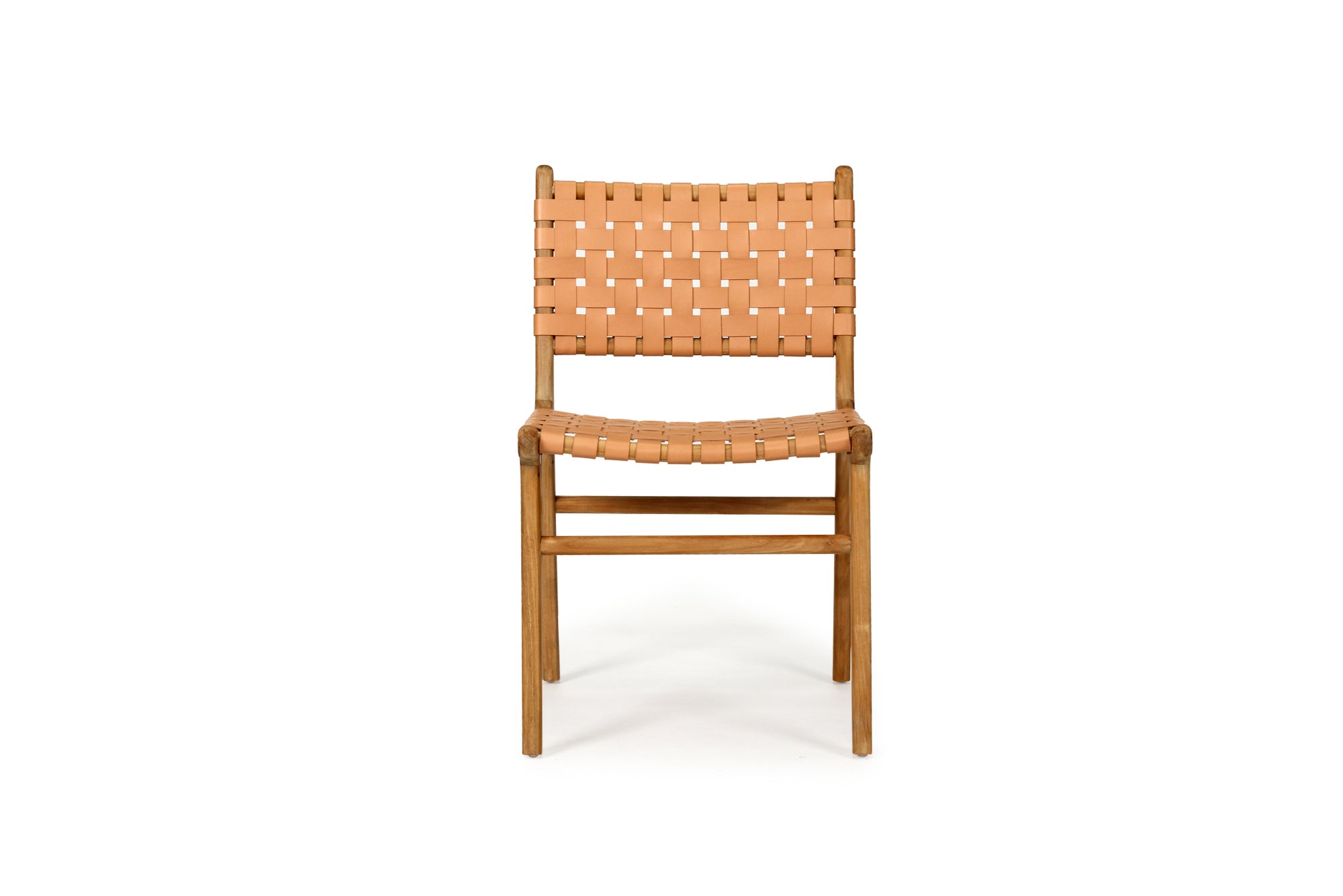 Paloma Woven Leather Dining Chair