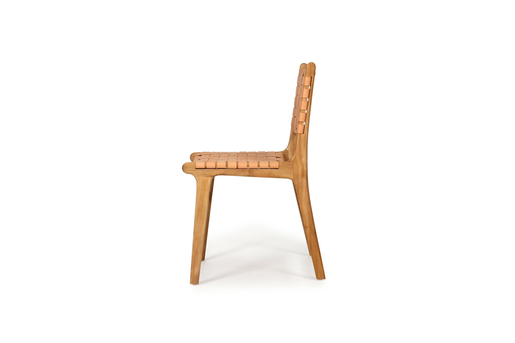 Paloma Woven Leather Dining Chair