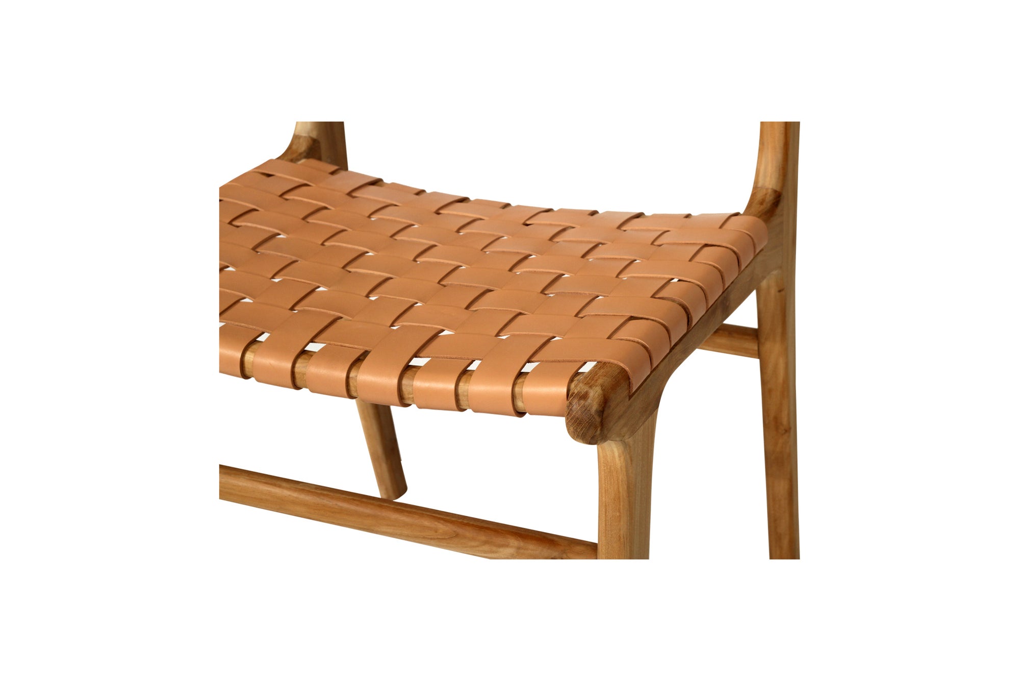 Paloma Woven Leather Dining Chair