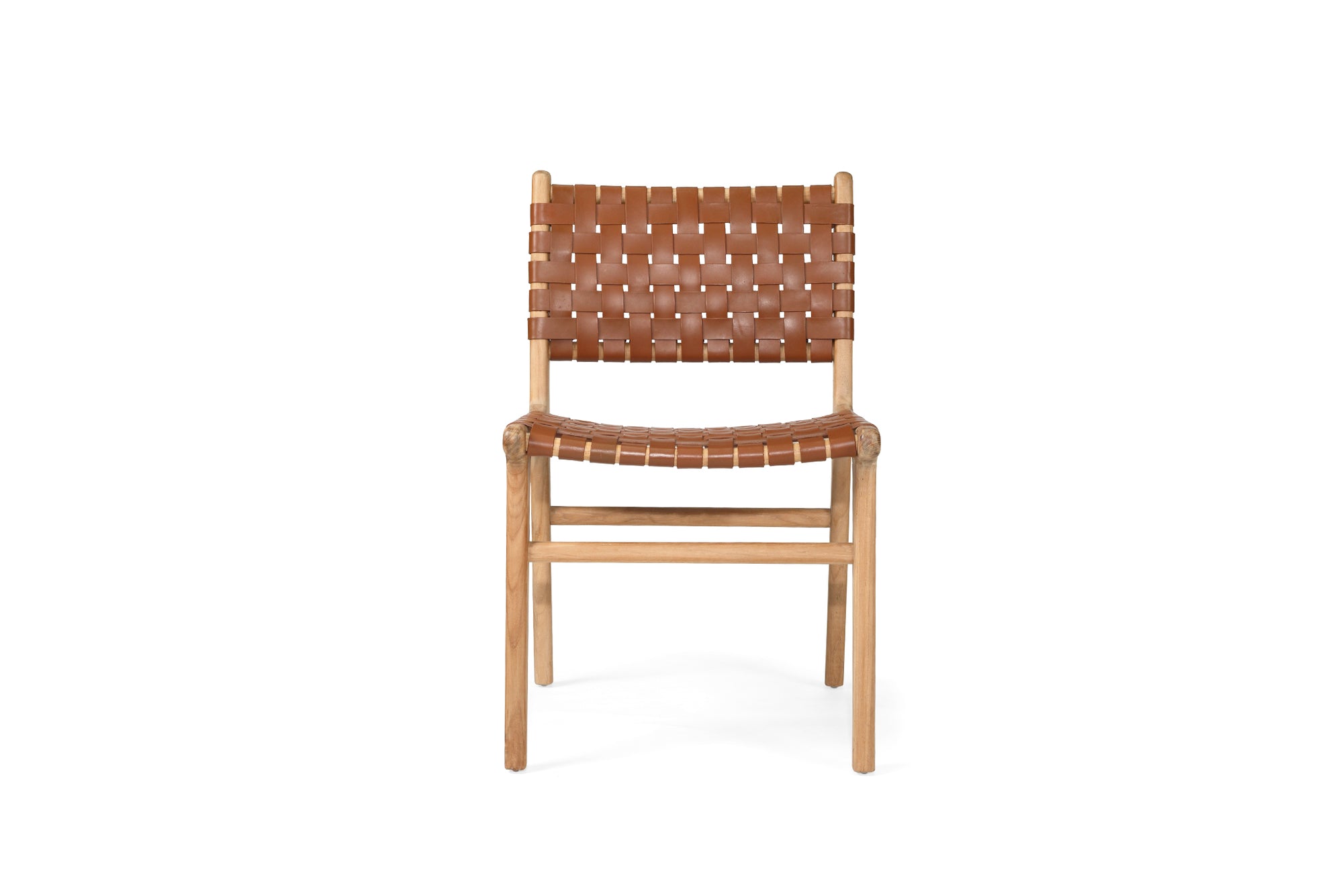 Paloma Woven Leather Dining Chair