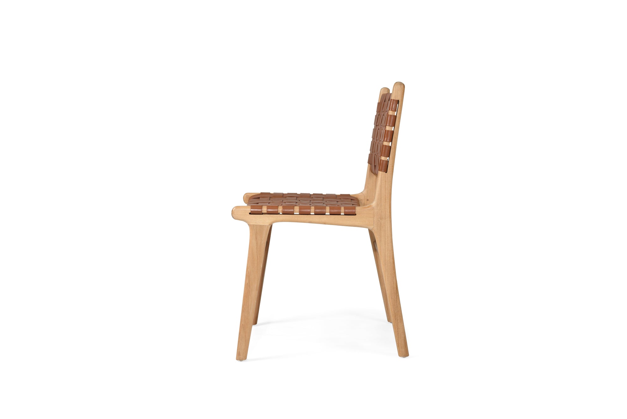 Paloma Woven Leather Dining Chair