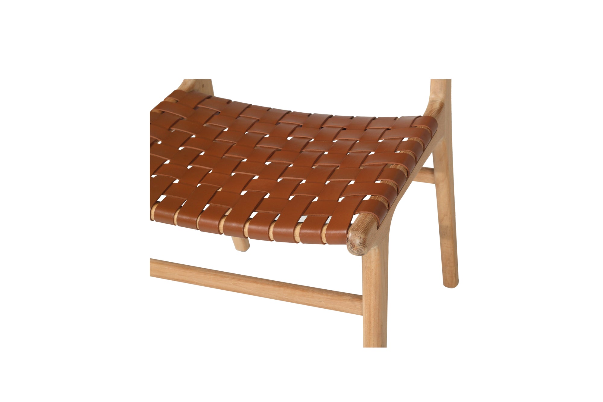Paloma Woven Leather Dining Chair