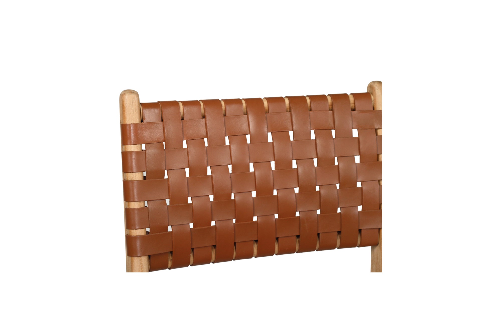 Paloma Woven Leather Dining Chair