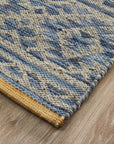Rhundu Blue Natural Vintage Rug