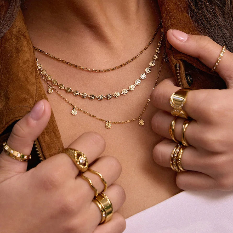 Zahara Gold Neclace by Arms of Eve