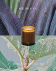 Black Blaze Scented Candle Vetiver & Fig