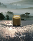 Black Blaze Scented Candle Misty Hills
