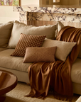 Matteo Bronze Wool & Silk Cushion