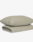 Eadie Ease Quilted Bed Cover Set - White/Pistachio