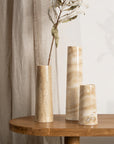 Shoda Sculptural Onyx Vases