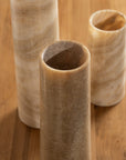 Shoda Sculptural Onyx Vases