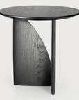 Ethnicraft Geometric Side Table in Oak Black