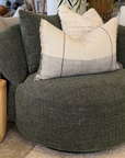 Evans Moss Green Swivel Chair