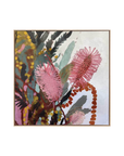 Bottle Brush in Bloom Canvas Art Print