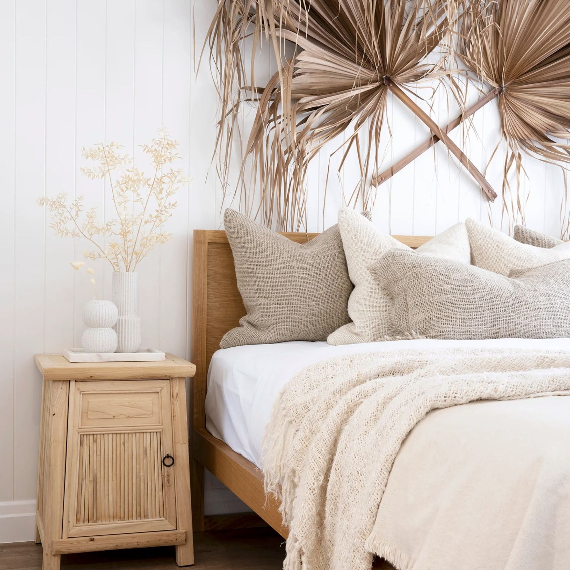 Uniqwa Bamboo Bedside Set - Blond