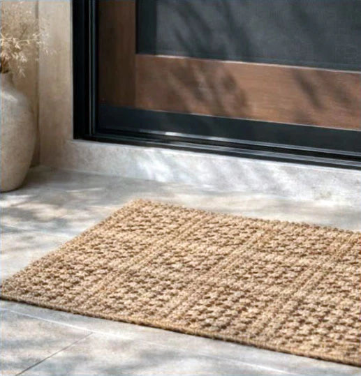 Zebra Armstrong Natural Tile Jute Runner