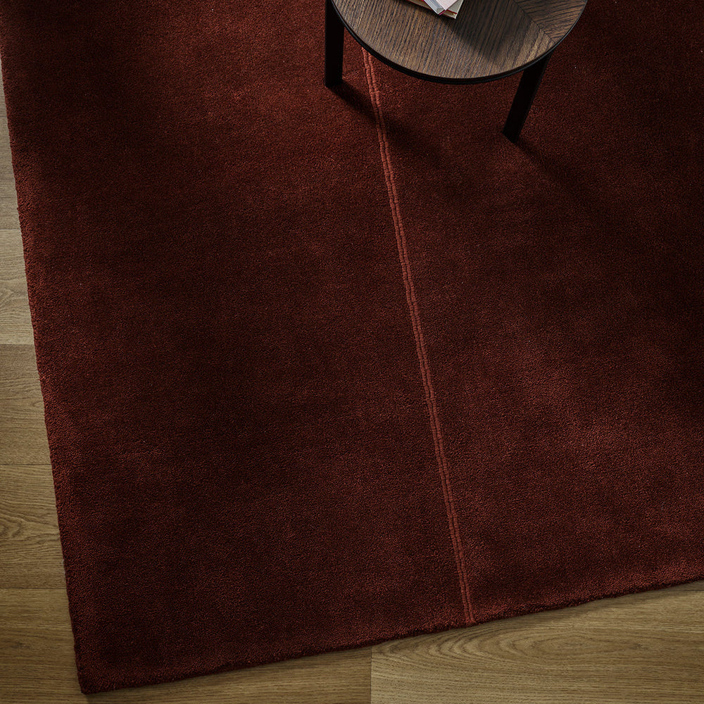 Baya Bastion Claret Wool Rug