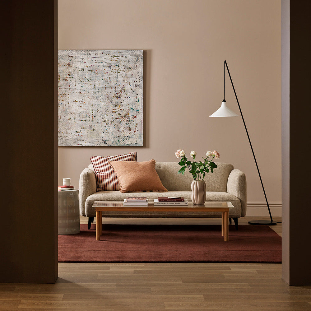 Baya Bastion Claret Wool Rug