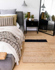 Zebra Baxter Stripe Jute Mat