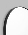 Bjorn Oval Mirror - Black