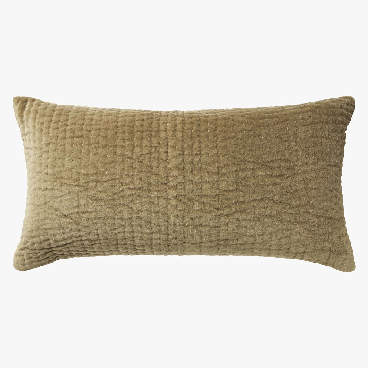 Cino Cotton Velvet Lumbar Cushion