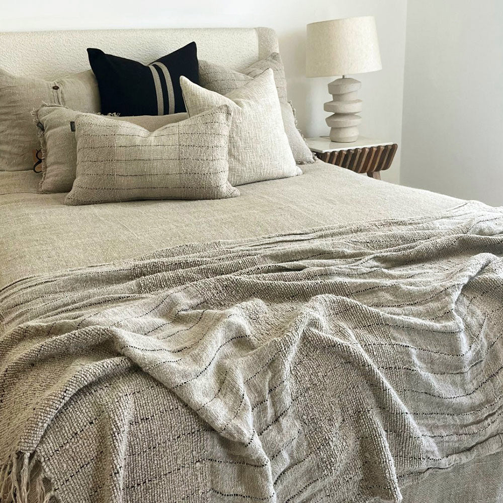 Eadie Mayla Linen Throw - Pre-order