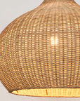 Taro Rattan Pendant - Bulb